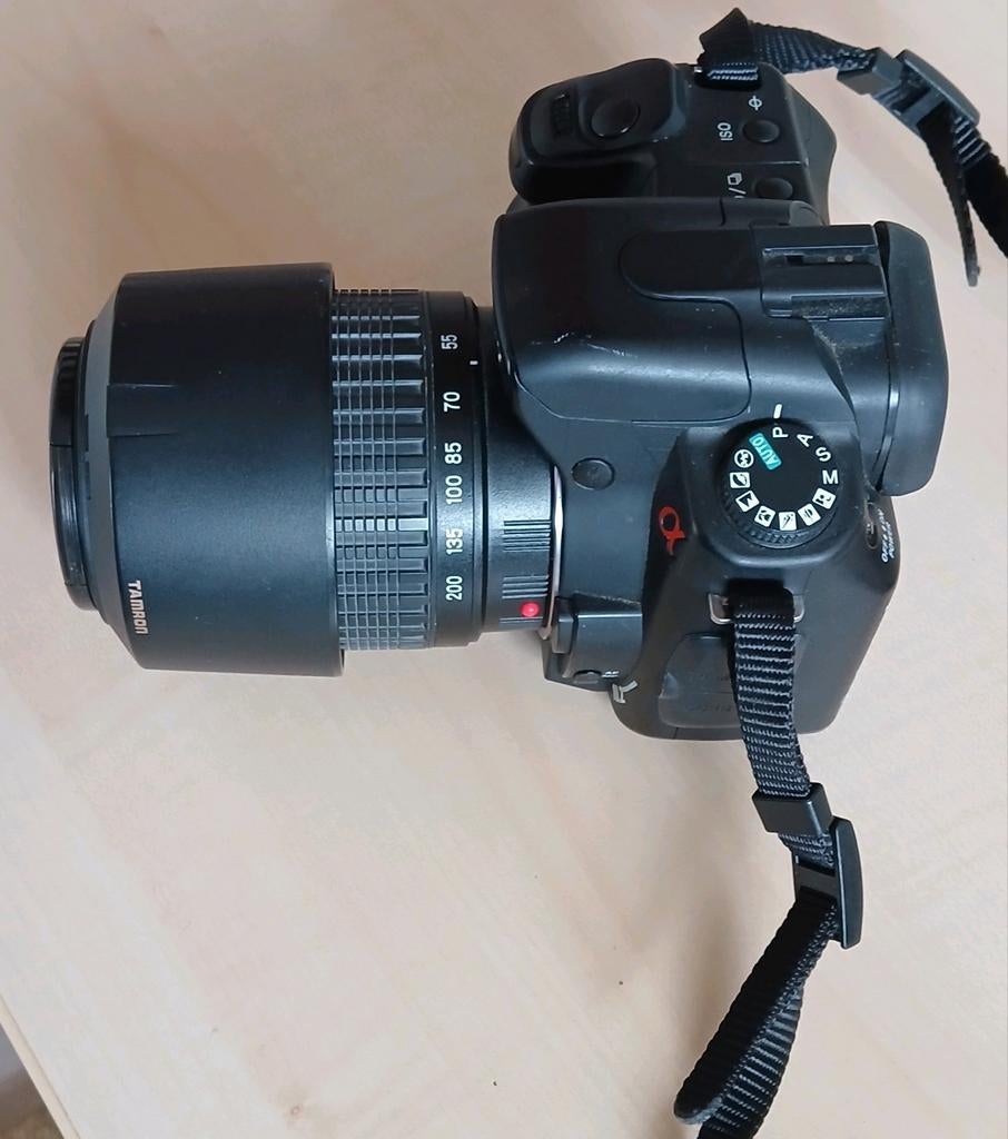 Sony spiegelreflex  digitale camera + tas, Ophalen of Verzenden, Hi 8