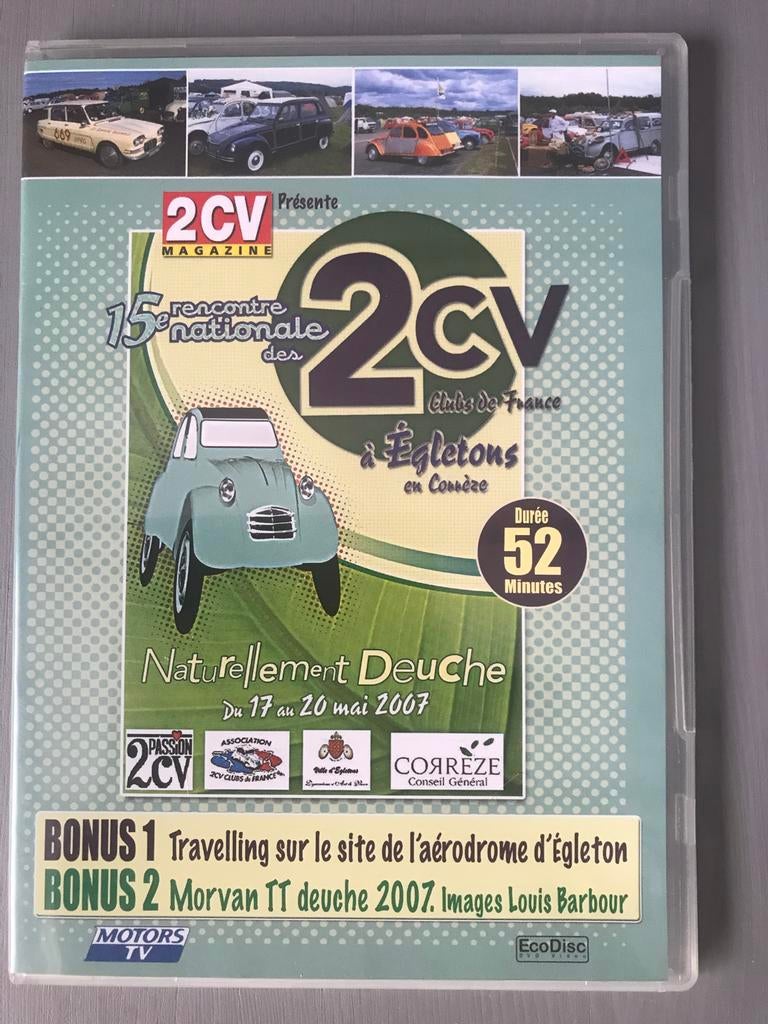 2CV Magazine DVD - 15e Nationale Rencontre 2CV Egletons 2007, Alle leeftijden, Ophalen of Verzenden, Gebruikt