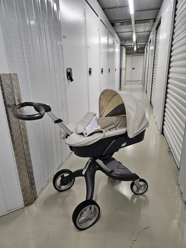 Stokke Xplory complete kinderwagen met accessoires, Gebruikt, Combiwagen, Met reiswieg, Ophalen