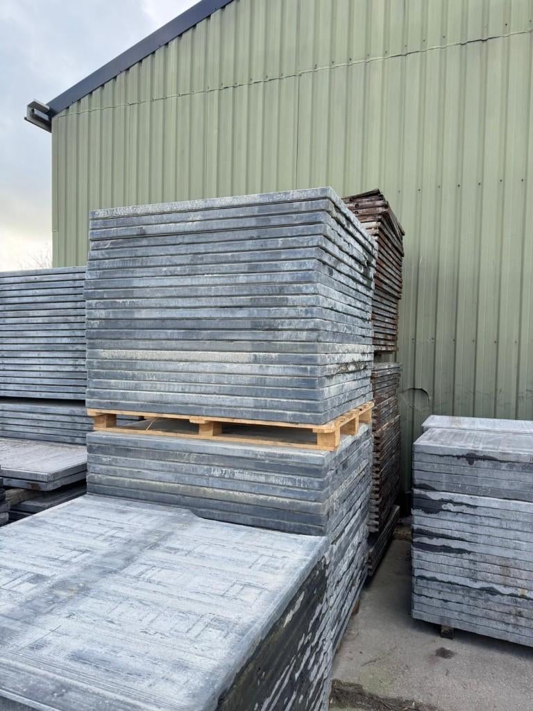 Kunststof steenschotten 125x120 beschoeiing keerwand inc btw, Ophalen of Verzenden, Gebruikt, Minder dan 180 cm, Overige typen