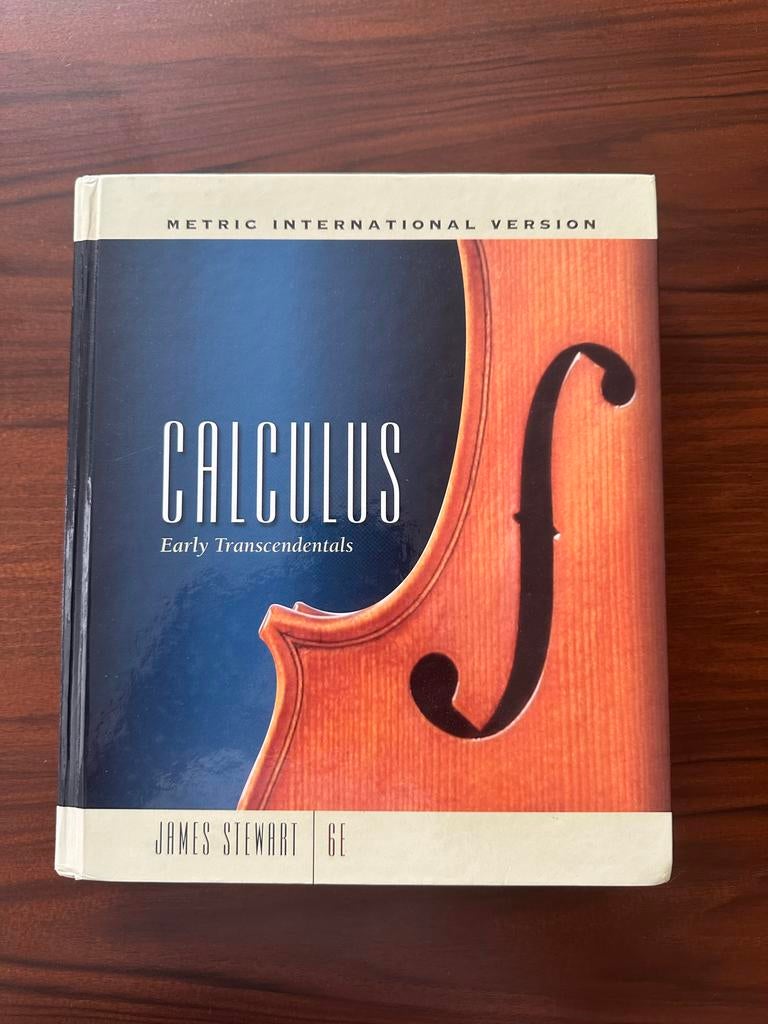 Calculus: Early Transcendentals - James Stewart, Boeken, Studieboeken en Cursussen, Ophalen, Beta, Gelezen, WO
