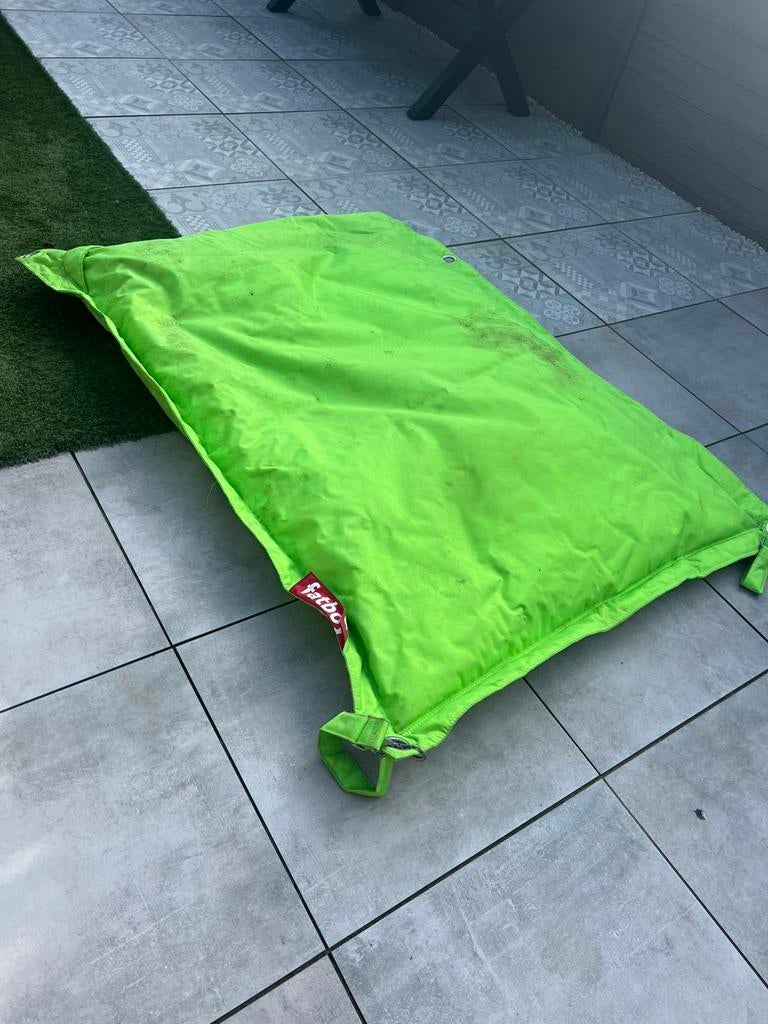 Grote fatboy - groen, Huis en Inrichting, Zitzakken, Ophalen, Zo goed als nieuw, Groen