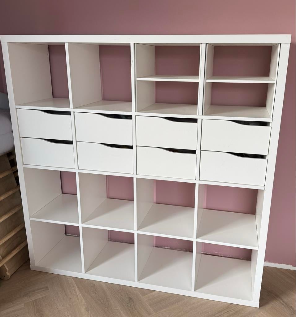 Ikea Kallax kast 147x147x39, Ophalen, Gebruikt