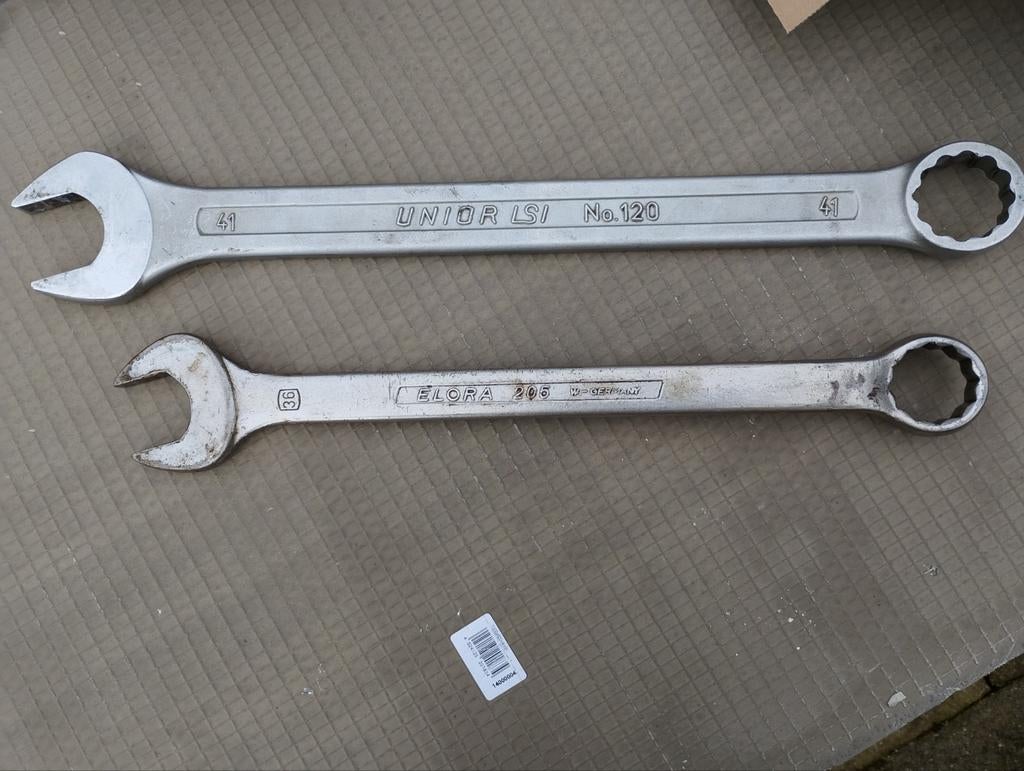 Unior en Elora steeksleutels - Maten 41 en 36, Ophalen of Verzenden, Gebruikt