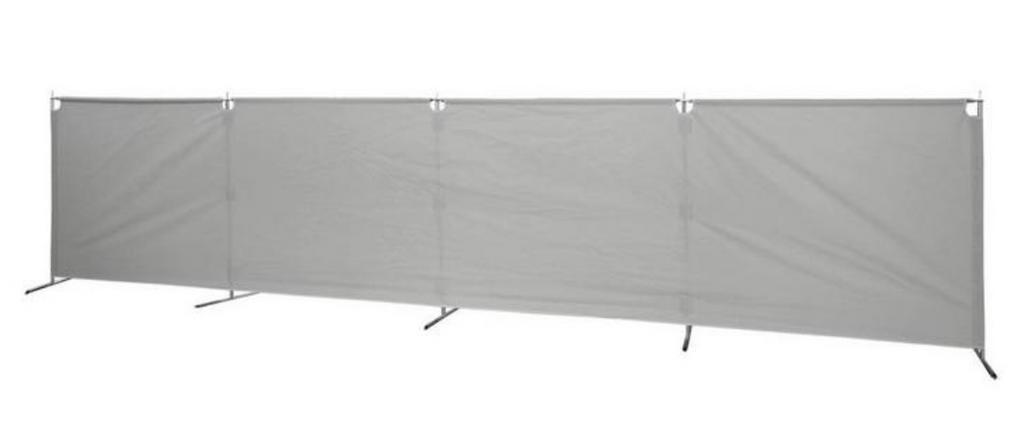 Vrijbuiter windscherm - 5m lang, 1.40m hoog, katoen, Caravans en Kamperen, Windschermen, Ophalen of Verzenden, Zo goed als nieuw