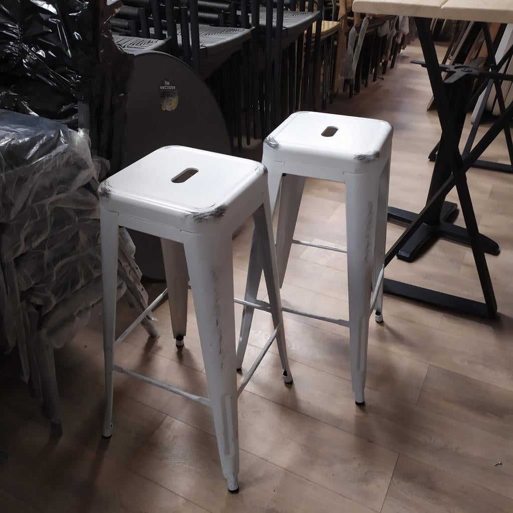 Tolix barkrukken, Ophalen, 60 tot 90 cm, Nieuw, Metaal