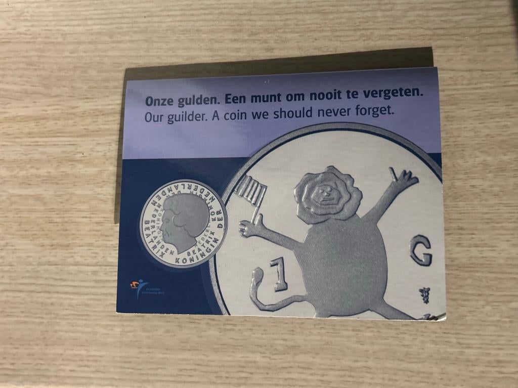 Onze gulden set, Postzegels en Munten, Ophalen of Verzenden, Koningin Beatrix