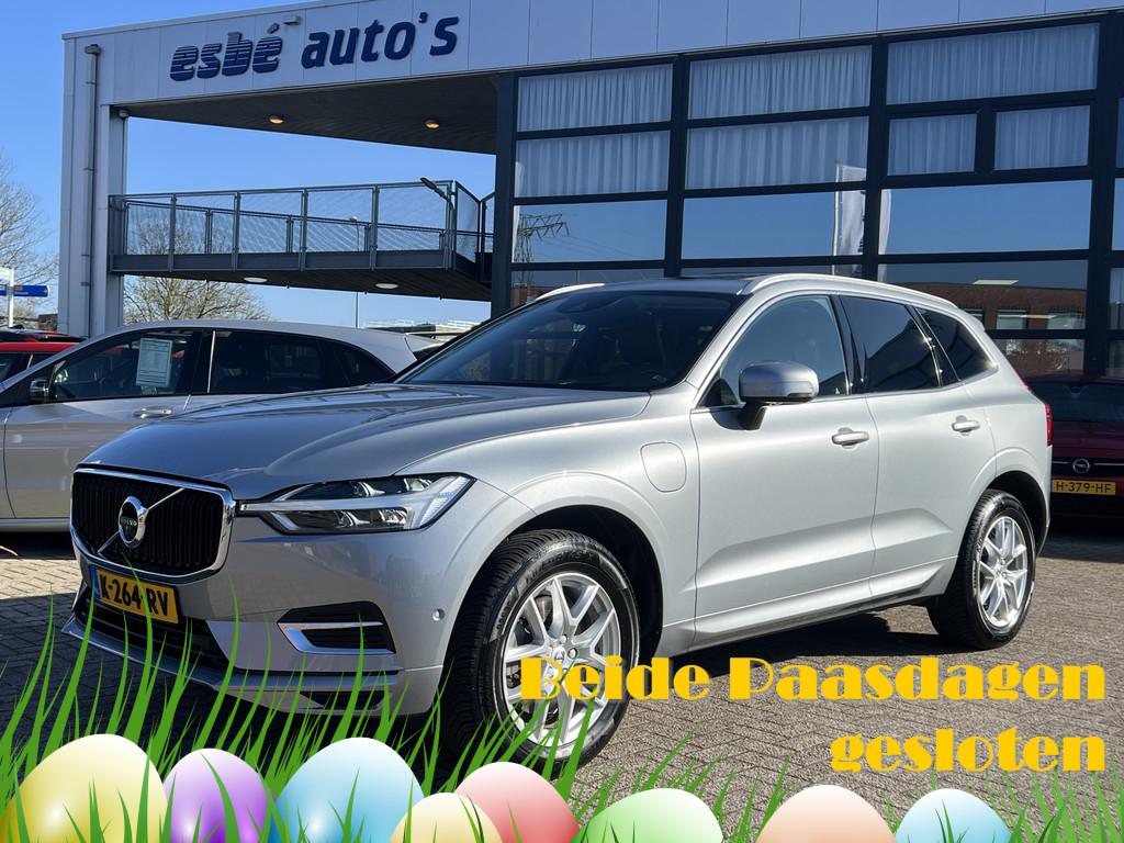 Volvo XC60 2.0 T8 390 pk AWD Momentum Panoramadak Luchtverin, Automaat, Gebruikt, 2039 kg, Bedrijf