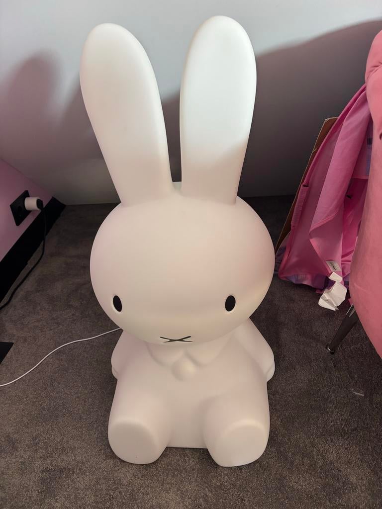 Nijntje lamp XL wit, Kinderen en Baby's, Kinderkamer | Inrichting en Decoratie, Ophalen, Zo goed als nieuw, Lamp