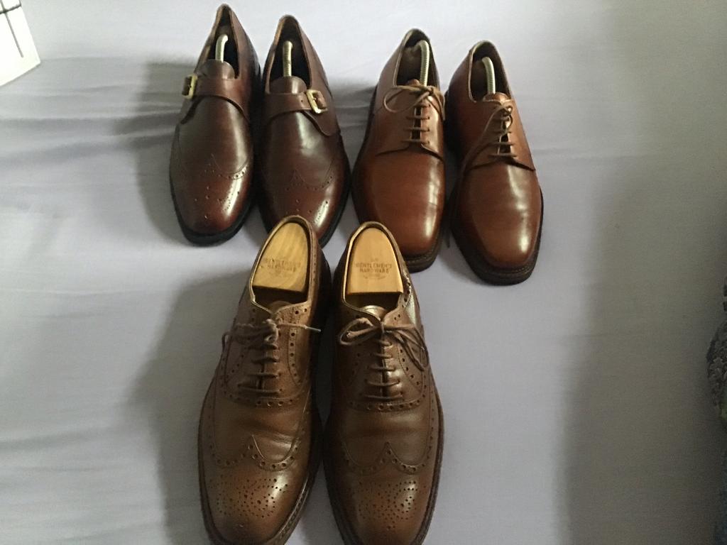 Crocket &Jones &2 paar andere, Ophalen of Verzenden, Zo goed als nieuw, Bruin, Veterschoenen