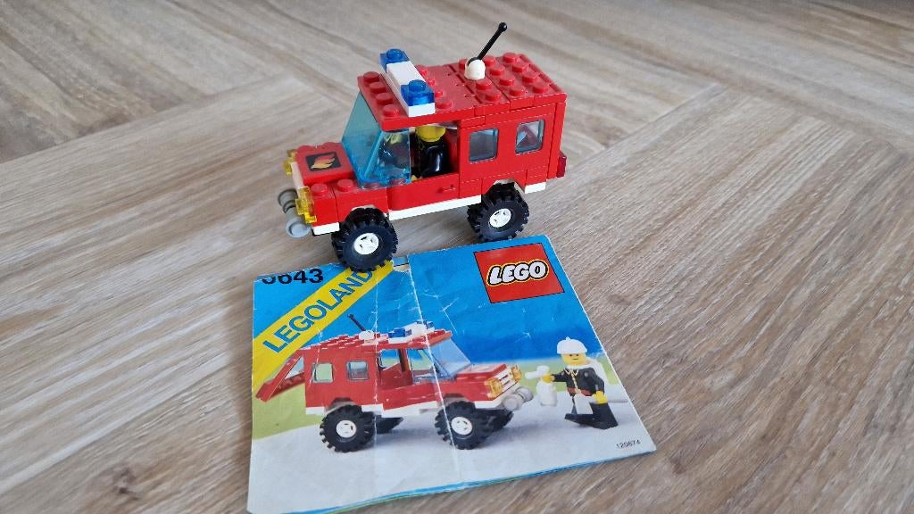 3 sets LEGO brandweer 6643 + 6505 + 6511 (jaren 90), Ophalen of Verzenden, Gebruikt, Complete set, Lego