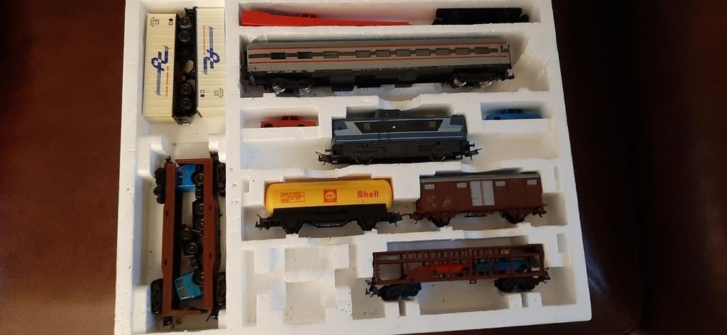 Vintage Lima treinset, Gelijkstroom, Ophalen of Verzenden, Lima, Gebruikt