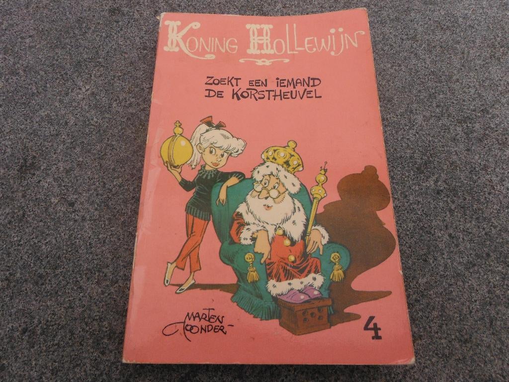 Koning Hollewijn. Zoekt een iemand de Korstheuvel., Eén stripboek, Ophalen of Verzenden