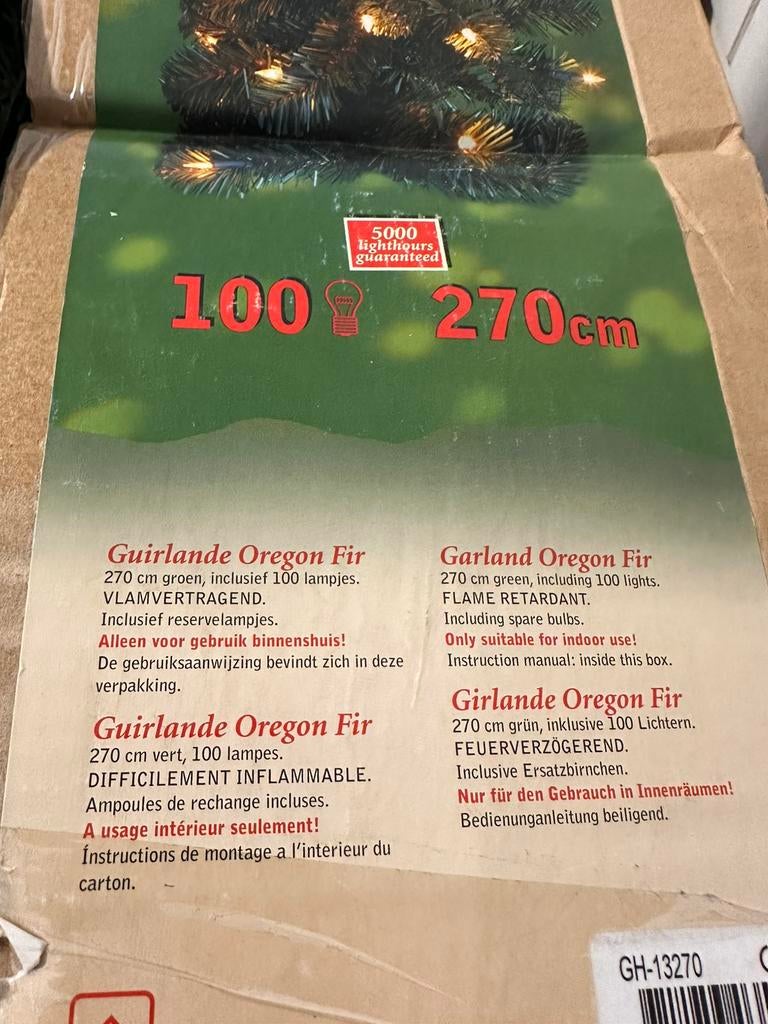 Kerstverlichting 3 guirlandes. Nieuw, Ophalen, Zo goed als nieuw