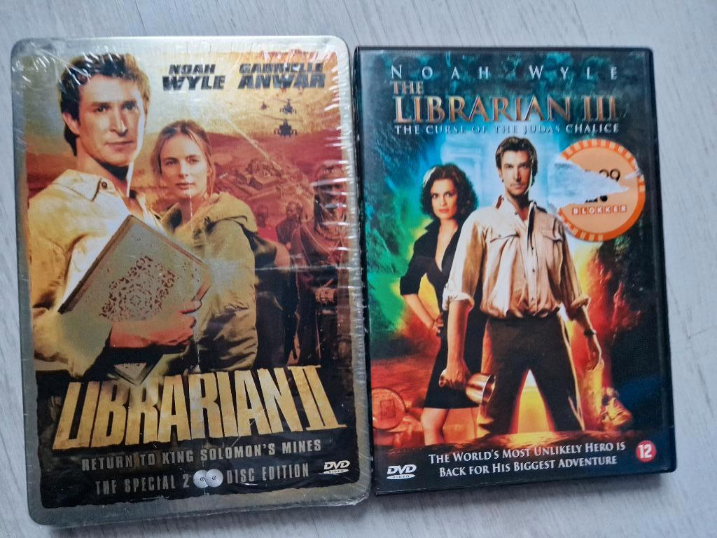 DVD The Librarian Trilogie 3 films steelbook - Noah Whyle, Vanaf 12 jaar, Ophalen, Zo goed als nieuw