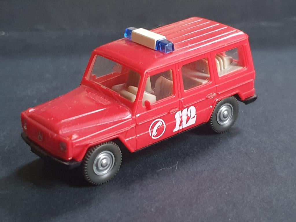 1:87 brandweer Mercedes G-klasse 112 € 3, Ophalen of Verzenden, Zo goed als nieuw, Auto, Overige merken