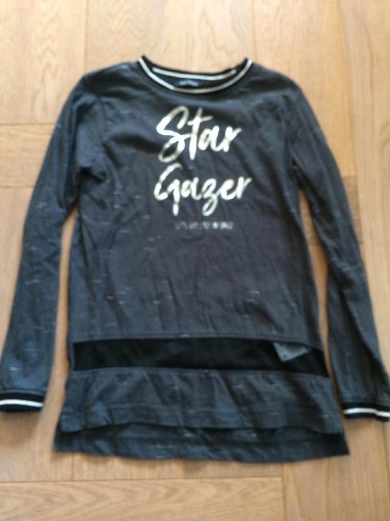 ZGAN stoere grijze longsleeve van Blue Seven maat 116, Blue seven, Meisje, Ophalen of Verzenden, Zo goed als nieuw