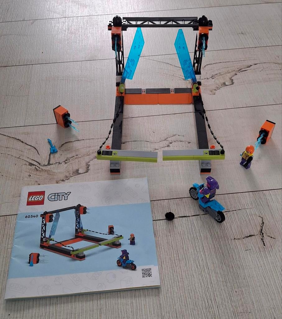 Lego city Stuntz 60230 Het mes stuntuitdaging, Ophalen of Verzenden, Zo goed als nieuw, Complete set, Lego
