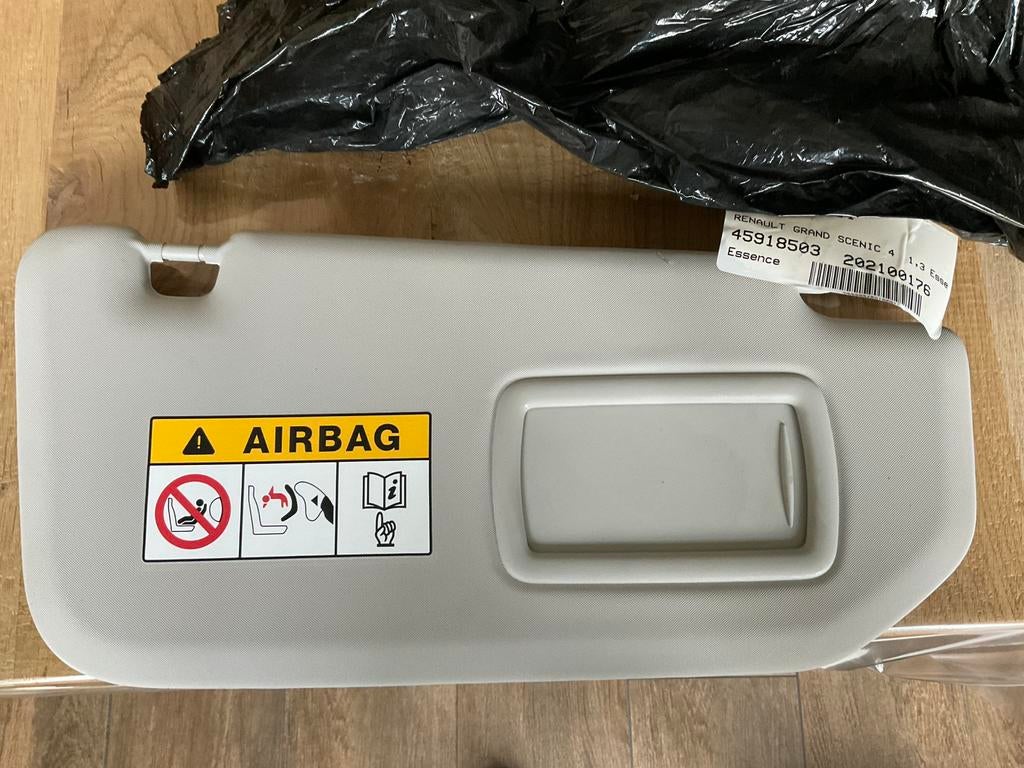 Zonneklep Renault grand scenic IV, Ophalen