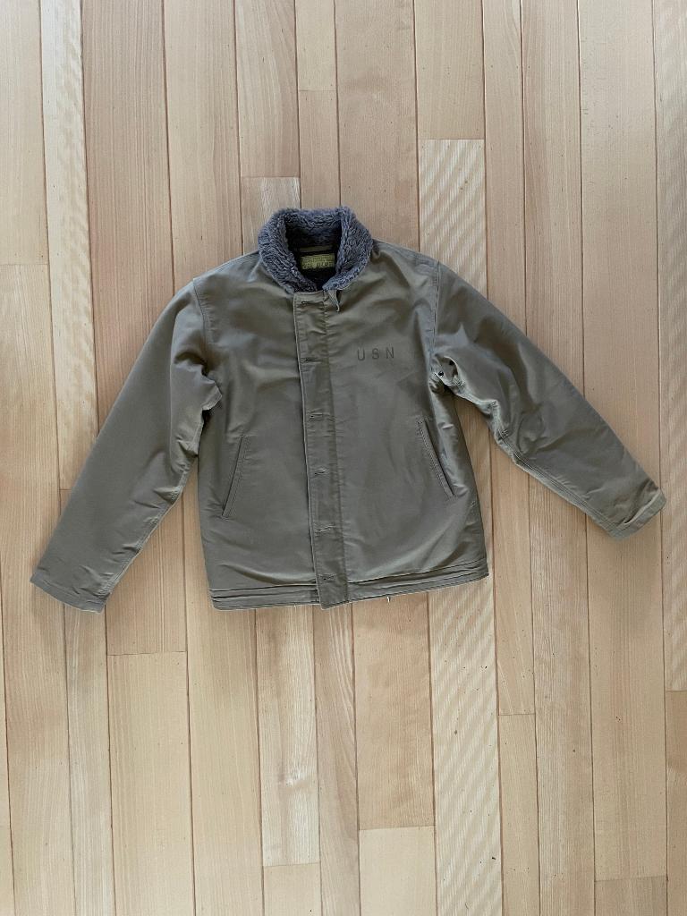 Buzz Ricksons - N-1 Deck jacket (XL/XXL), Overige kleuren, Overige jeansmaten, Ophalen of Verzenden, Zo goed als nieuw