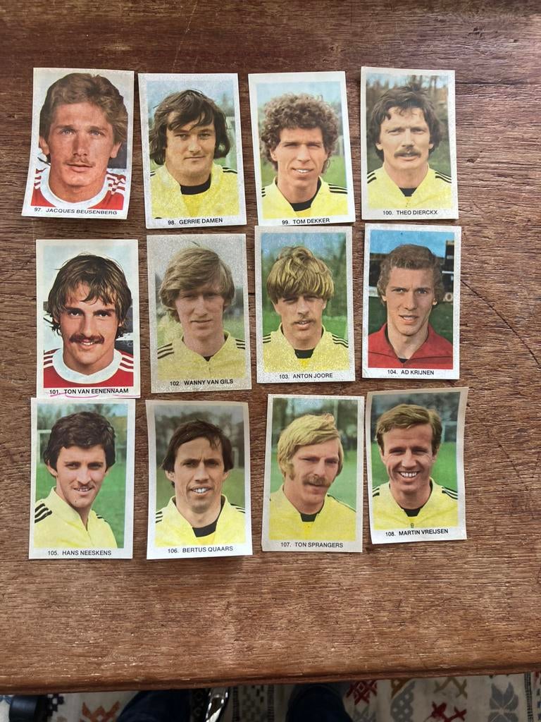 Nac panini vandethout 1979-1980, Ophalen of Verzenden, Gebruikt, NAC Breda, Poster, Plaatje of Sticker