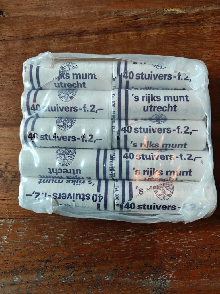 10 x 40 stuivers uit 1983, Ophalen of Verzenden, Koningin Beatrix, 5 cent, Losse munt