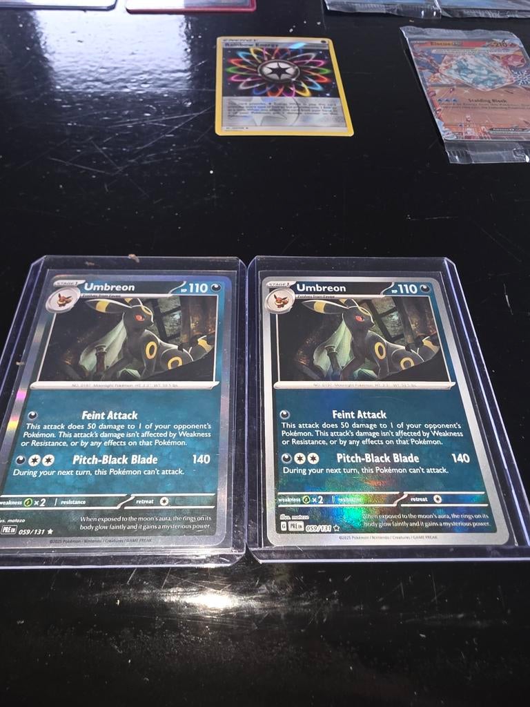 Diverse pokemon kaarten.. plus missprint umbreon, Ophalen of Verzenden, Zo goed als nieuw
