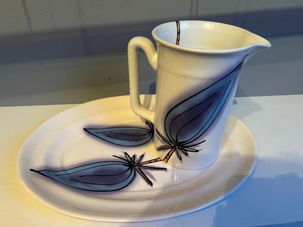 Vintage AZG Kan en Schotel - Jan Kamphuis Design, Ophalen of Verzenden