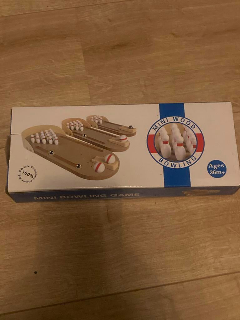 Mini Bowling Spel, Verzenden, Zo goed als nieuw, Knutselen
