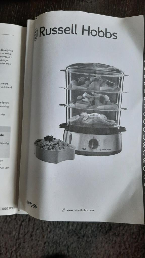 Stoomkoker 3in1, Ophalen