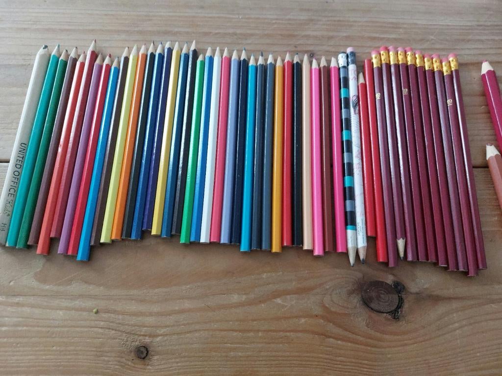 Kleur potloden diverse, Ophalen of Verzenden, Zo goed als nieuw, Potlood of Stift