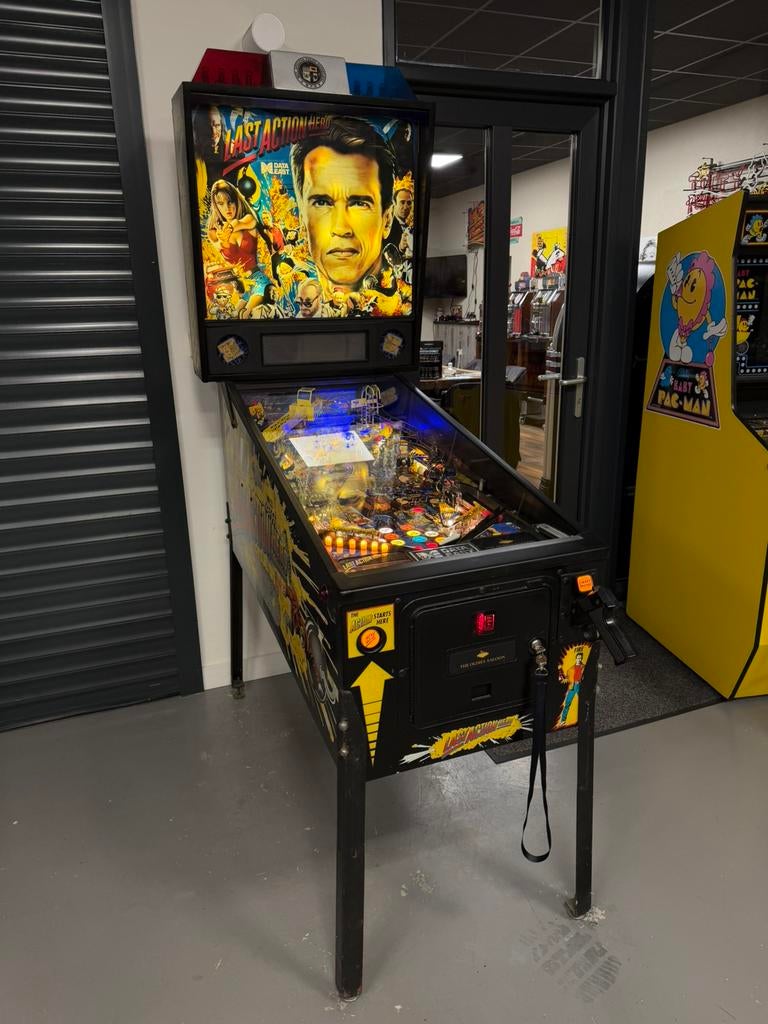 Prachtige flipperkast Data East Last Action Hero Pinball, Verzamelen, Automaten | Flipperkasten, Ophalen, Data East, Zo goed als nieuw