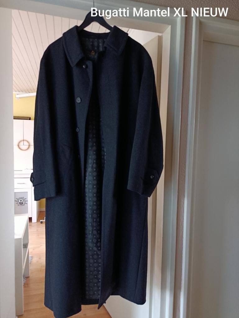 Bugatti Mantel XL NIEUW, Kleding | Heren, Jassen | Winter, Ophalen of Verzenden, Nieuw, Maat 56/58 (XL)