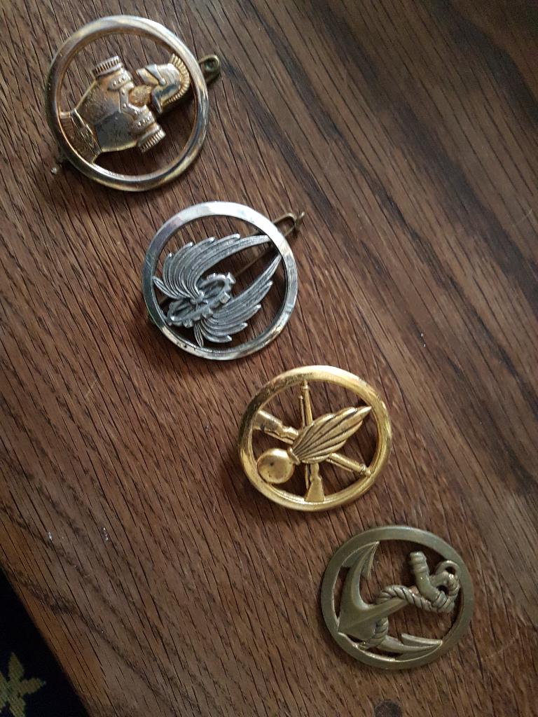 Militaire insignes, Ophalen, Landmacht, Nederland, Embleem of Badge