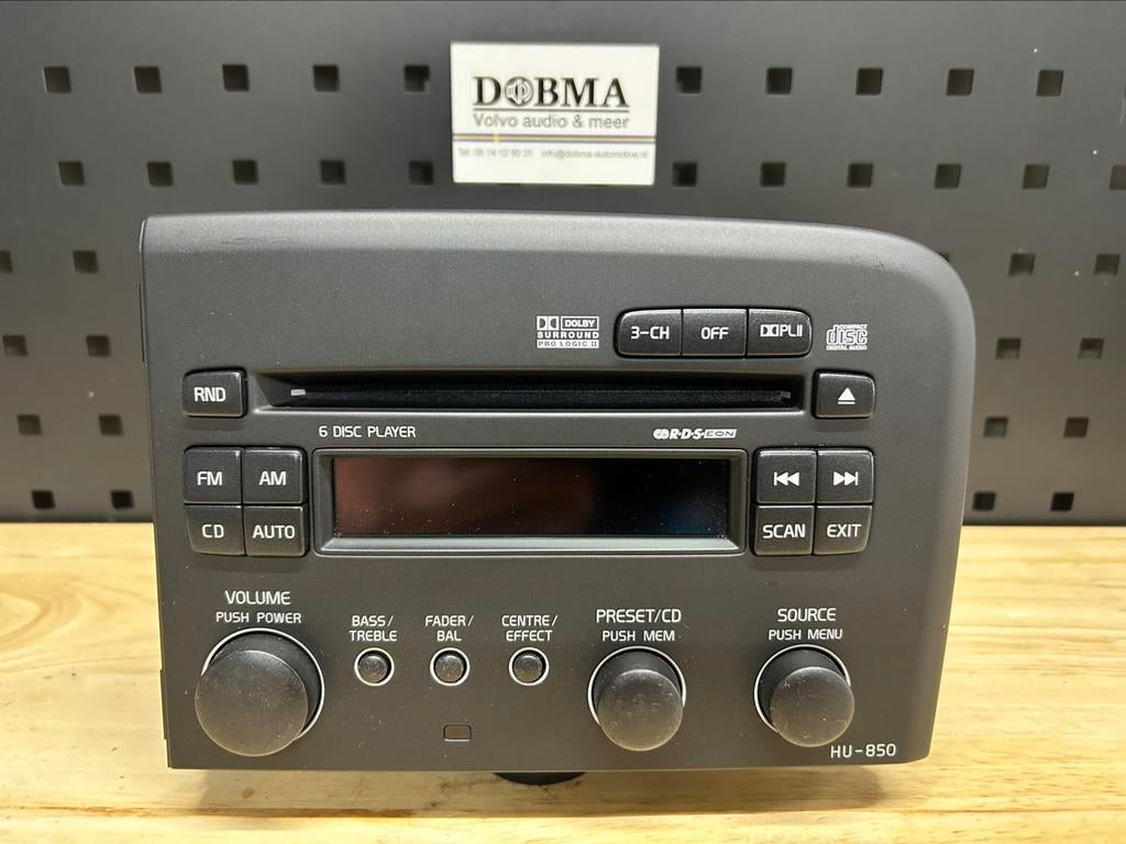 Volvo HU-850 radio gereviseerd, Volvo S80, Auto diversen, Ophalen of Verzenden, Zo goed als nieuw, Volvo, X