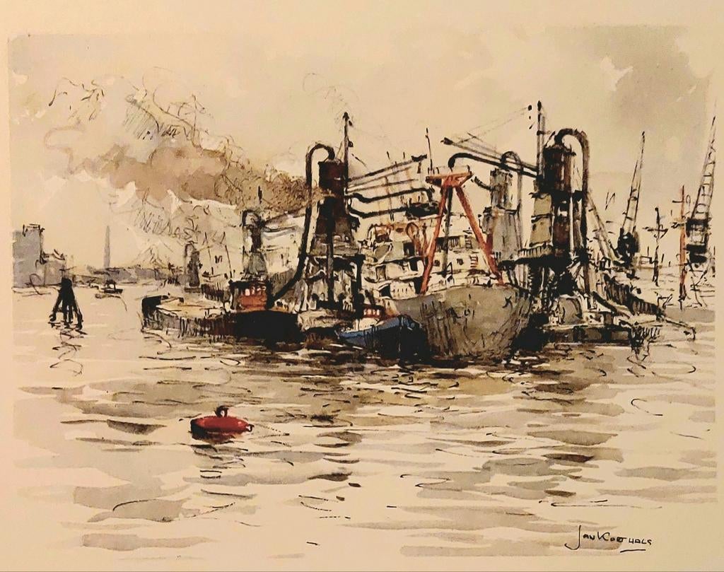 Jan Korthals ... Maashaven ... Rotterdam ..., Ophalen of Verzenden