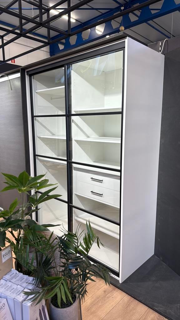 Schuifwandkast met softclose, showroommodel, Ophalen, 200 cm of meer, 150 tot 200 cm, Zo goed als nieuw