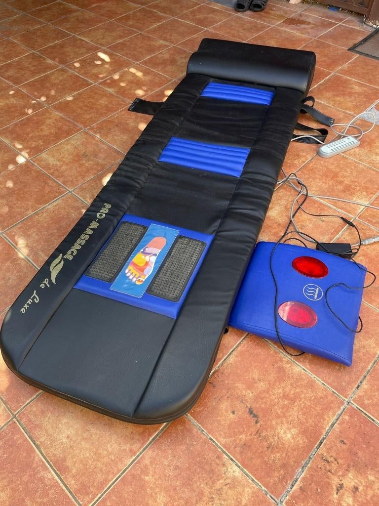 Luxe Massage mat met infrarood warmtekussen, Sport en Fitness, Massageproducten, Ophalen of Verzenden, Zo goed als nieuw, Massagestoel of Kussen