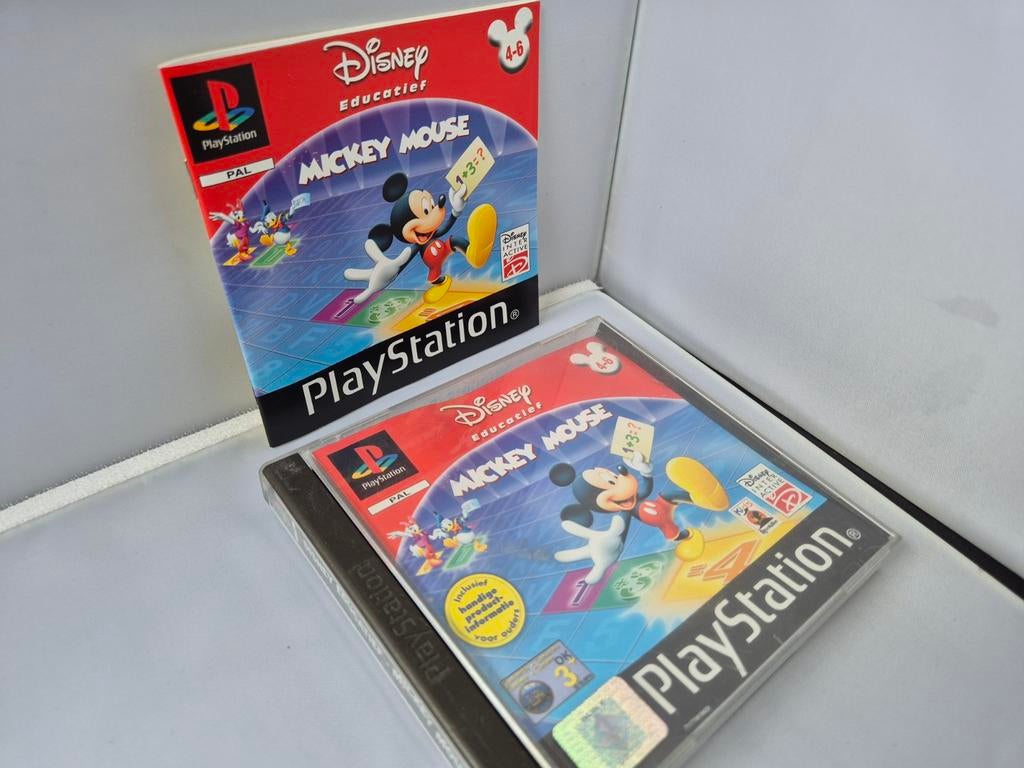 Disney Educatief Mickey Mouse ps1, Spelcomputers en Games, Avontuur en Actie, 1 speler, Ophalen of Verzenden, Zo goed als nieuw