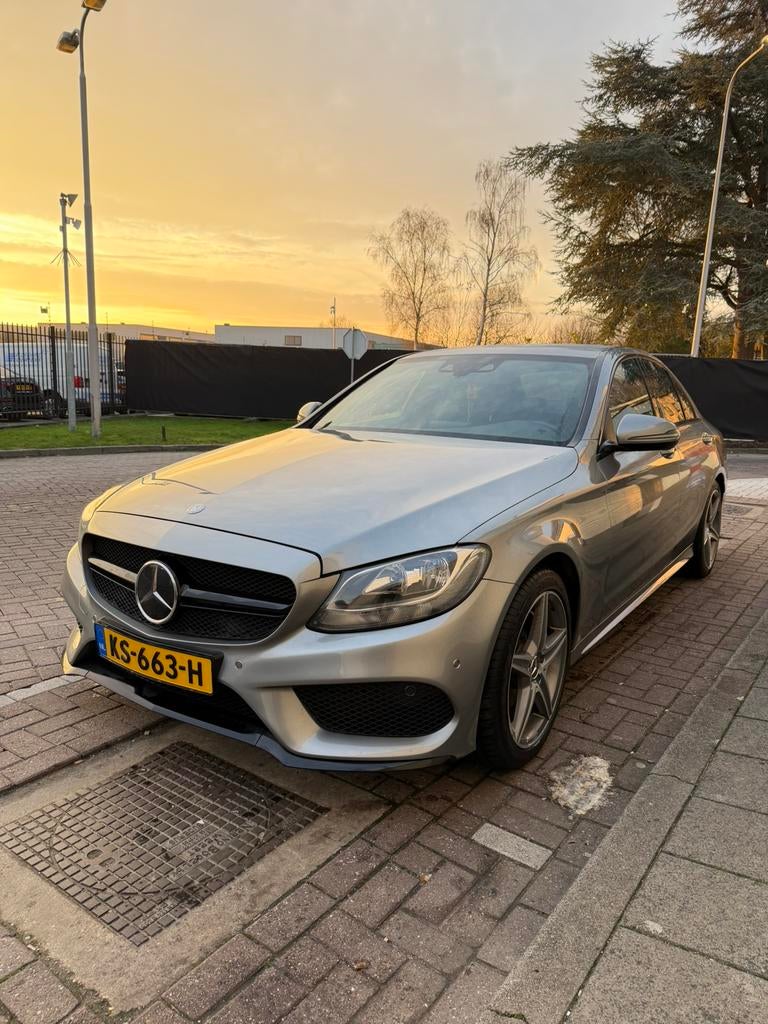 Mercedes-Benz C-Klasse C180 AMG pakket 2015, Auto's, Mercedes-Benz, Particulier, C-Klasse, Benzine, B, Sedan, Automaat, Geïmporteerd