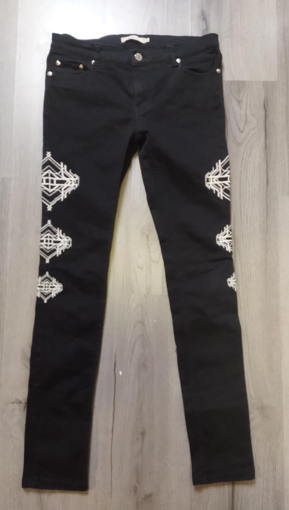 Zwarte Broek Nikkie Maat 27, Zwart, Ophalen of Verzenden, Zo goed als nieuw, Nikkie