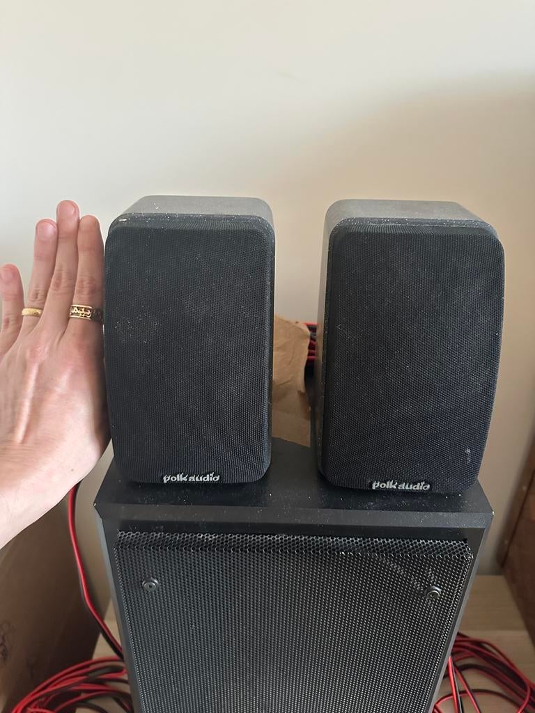 Polk Audio RM Series II + Teufel M800 Subwoofer, Ophalen, Gebruikt, Overige typen, Overige merken