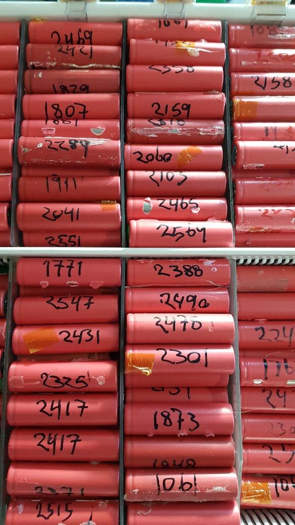 Gerecyclede 18650 Li-ion Cellen – A-merken – 100% getest, Audio, Tv en Foto, Accu's en Batterijen, Refurbished, Oplaadbaar, Ophalen of Verzenden