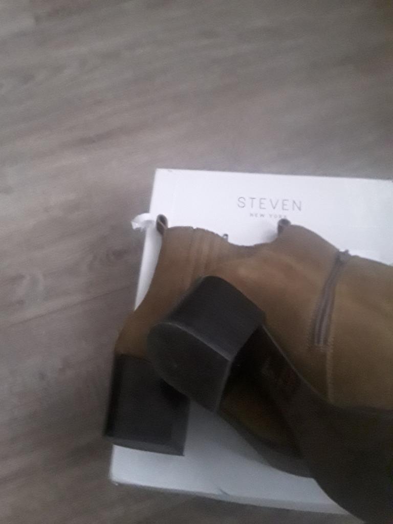 Enkellaarsjes 39 Steven New York bruin camel, Ophalen of Verzenden, Zo goed als nieuw, Bruin