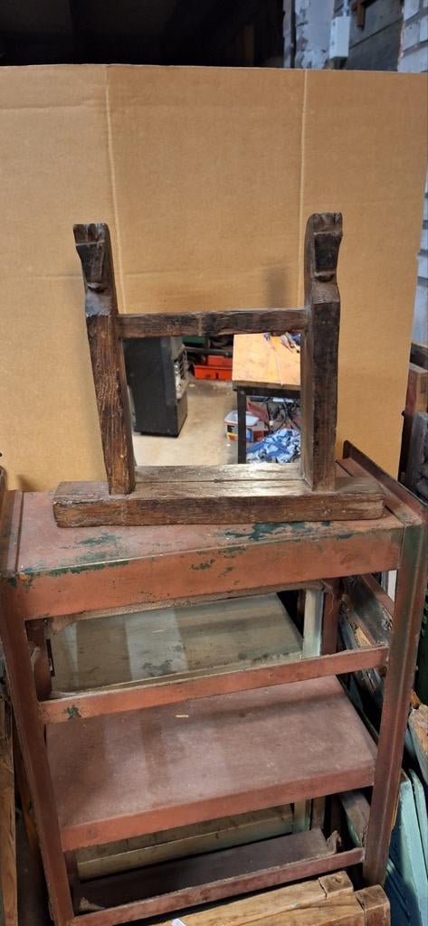 Kleine spiegel uit India, Antiek en Kunst, Ophalen of Verzenden