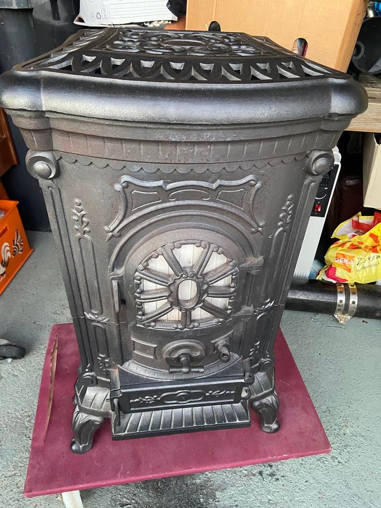 Super gave gietijzeren gaskachel Thermocet Dauphin, Tuin en Terras, Vuurkorven, Ophalen of Verzenden, Zo goed als nieuw