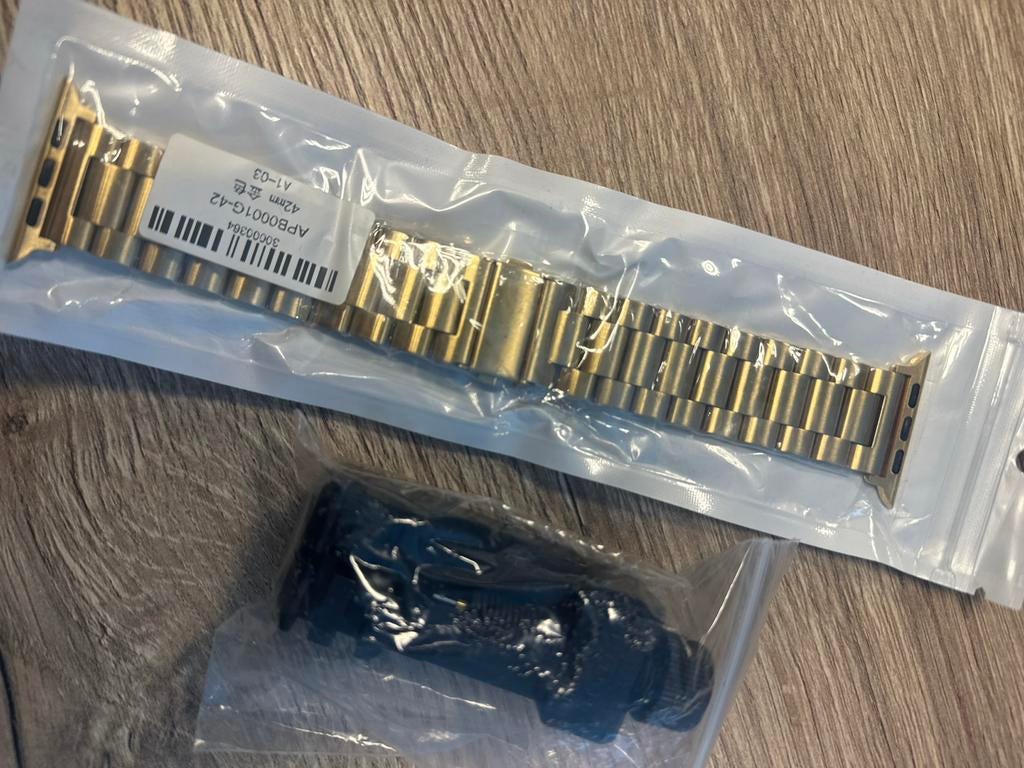 Apple Watch 42mm Bandjes - partij, Ophalen of Verzenden, Zo goed als nieuw, Zilver, IOS