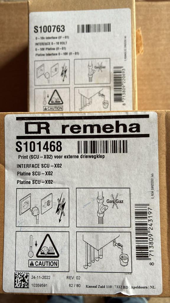 Remeha printen, Minder dan 30 cm, Cv-ketel of Combi-ketel, Nieuw, Minder dan 60 cm