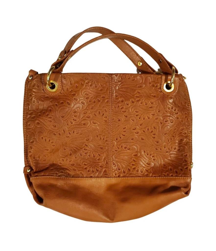 Prachtige vintage leren tas: Made in Italy, Bruin, Zo goed als nieuw, Leer, Ophalen