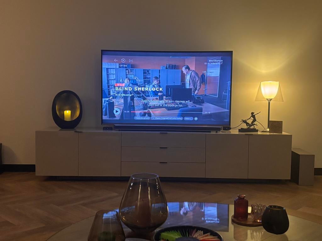 Samsung curved tv 65 inch, Audio, Tv en Foto, Televisies, Ophalen, 50 Hz, Samsung, 100 cm of meer